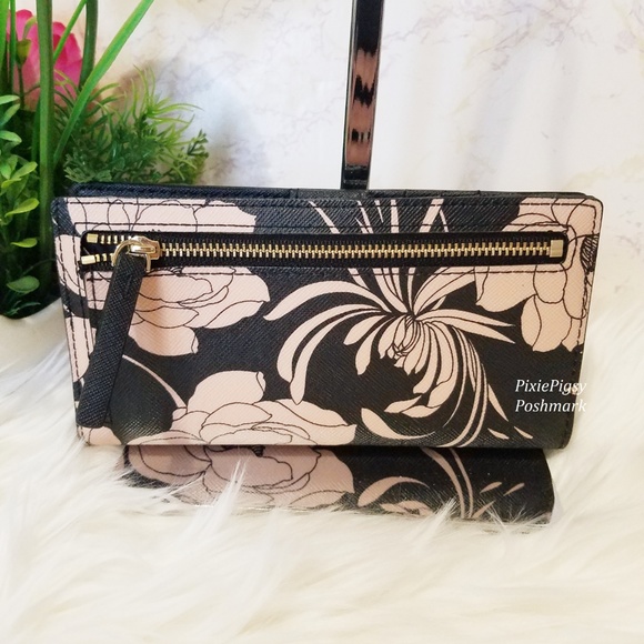 🌹NWT Kate Spade Stacy Gardenia Laurel Way Wallet - Picture 2 of 6